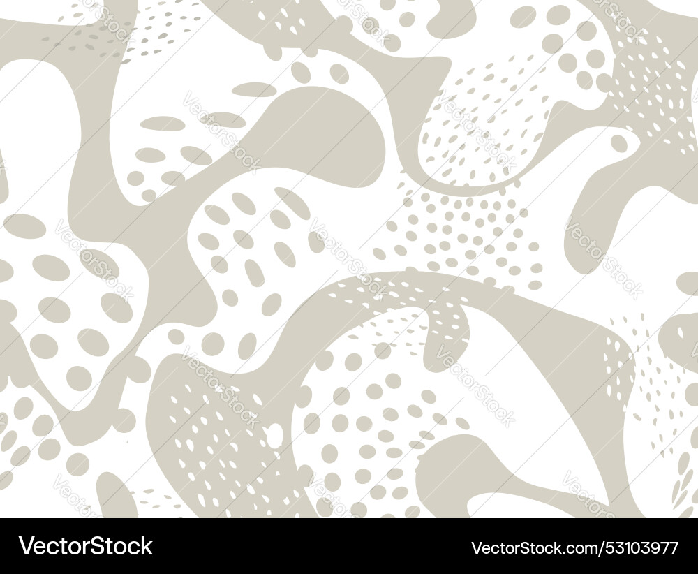 Abstract seamless pattern with dots and loopy Abstract seamless pattern with dots and loopy vector image