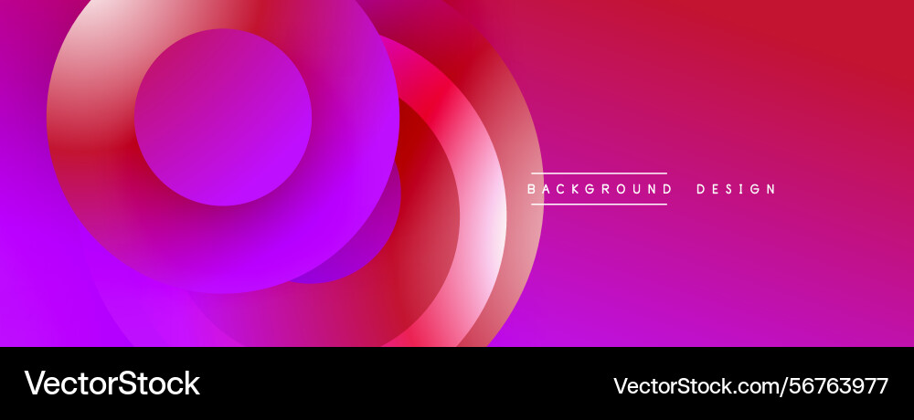 Abstract vibrant background overlapping circles Abstract vibrant background overlapping circles Vector Image