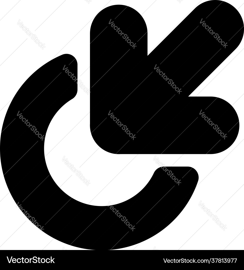 Arrow pointer cursor icon and symbol vector image