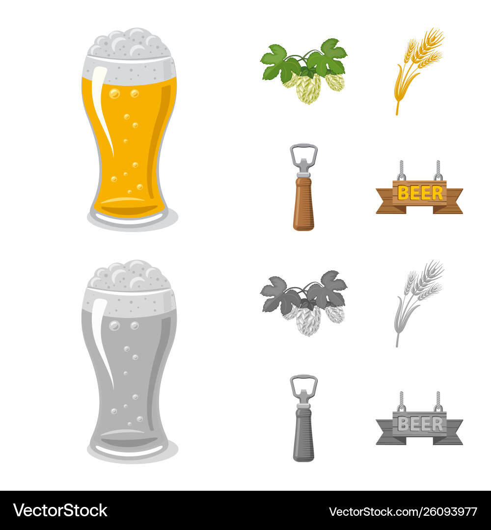 Design pub and bar icon set Design pub and bar icon set vector image
