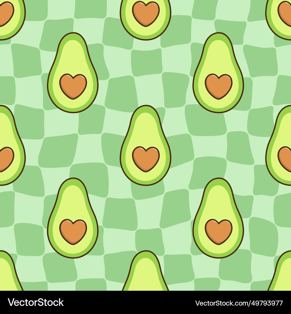 Groovy distorted chessboard background Vector Image