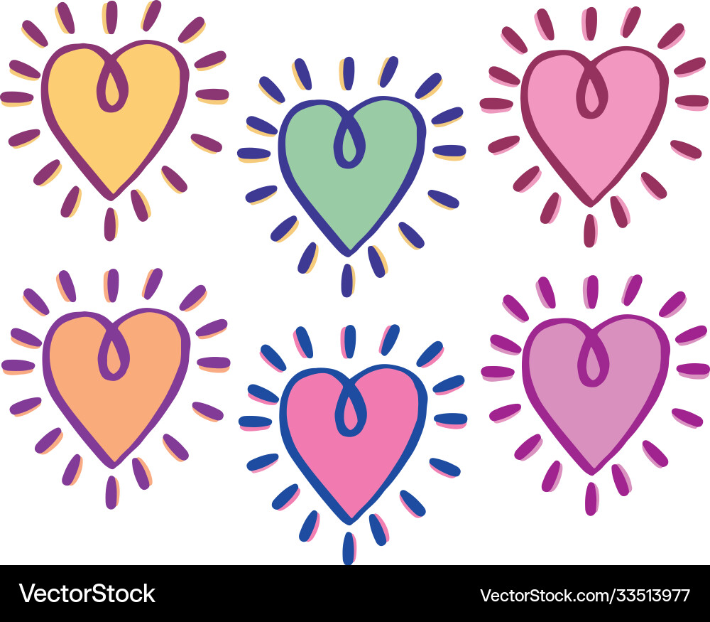 Seamless background pattern with hearts Seamless background pattern with hearts Vector Image