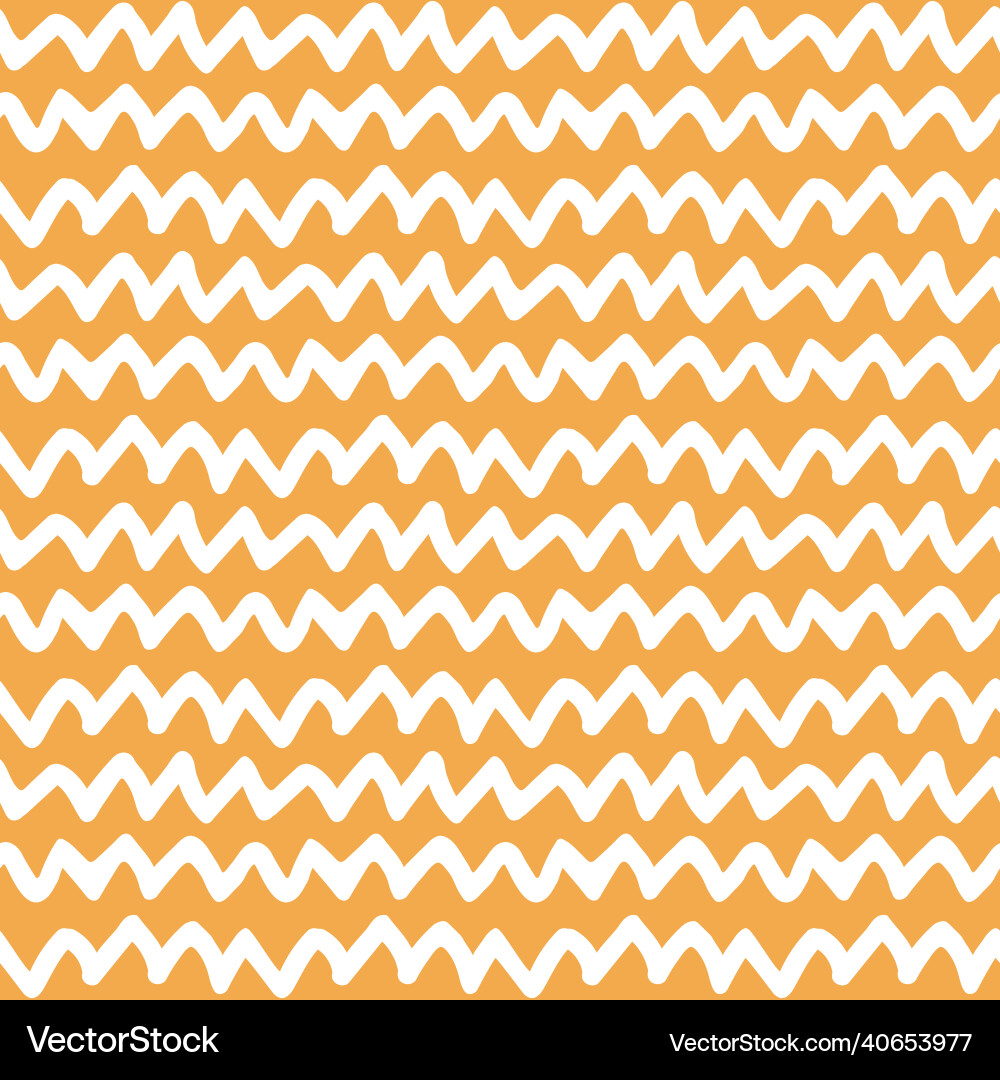 Zigzag abstract seamless pattern in yellow Zigzag abstract seamless pattern in yellow vector image
