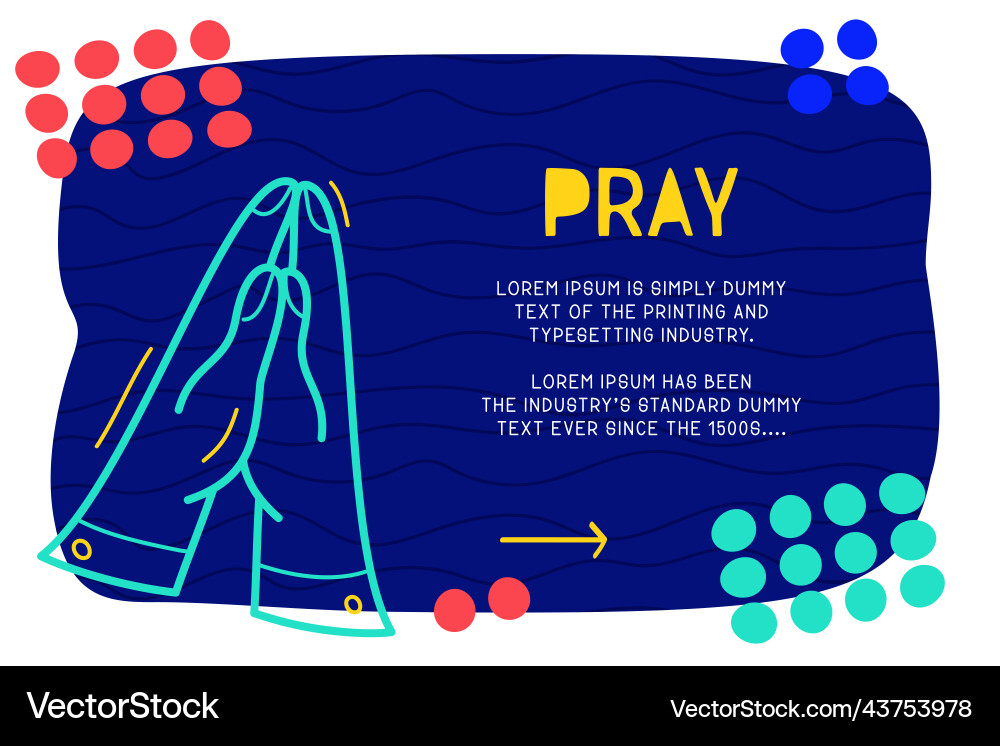 Abstract landing page pattern with different Vector Image