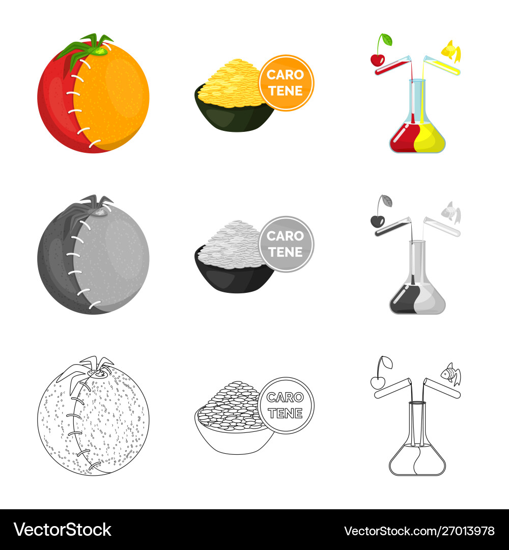 Isolated object test and synthetic icon set Isolated object test and synthetic icon set Vector Image