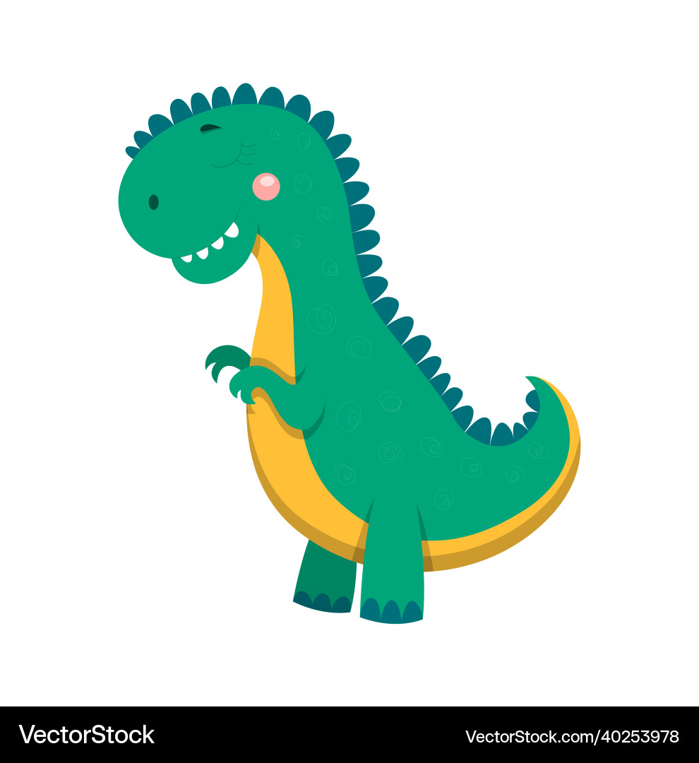 Tyrannosaurus Rex Sticker Vector Image