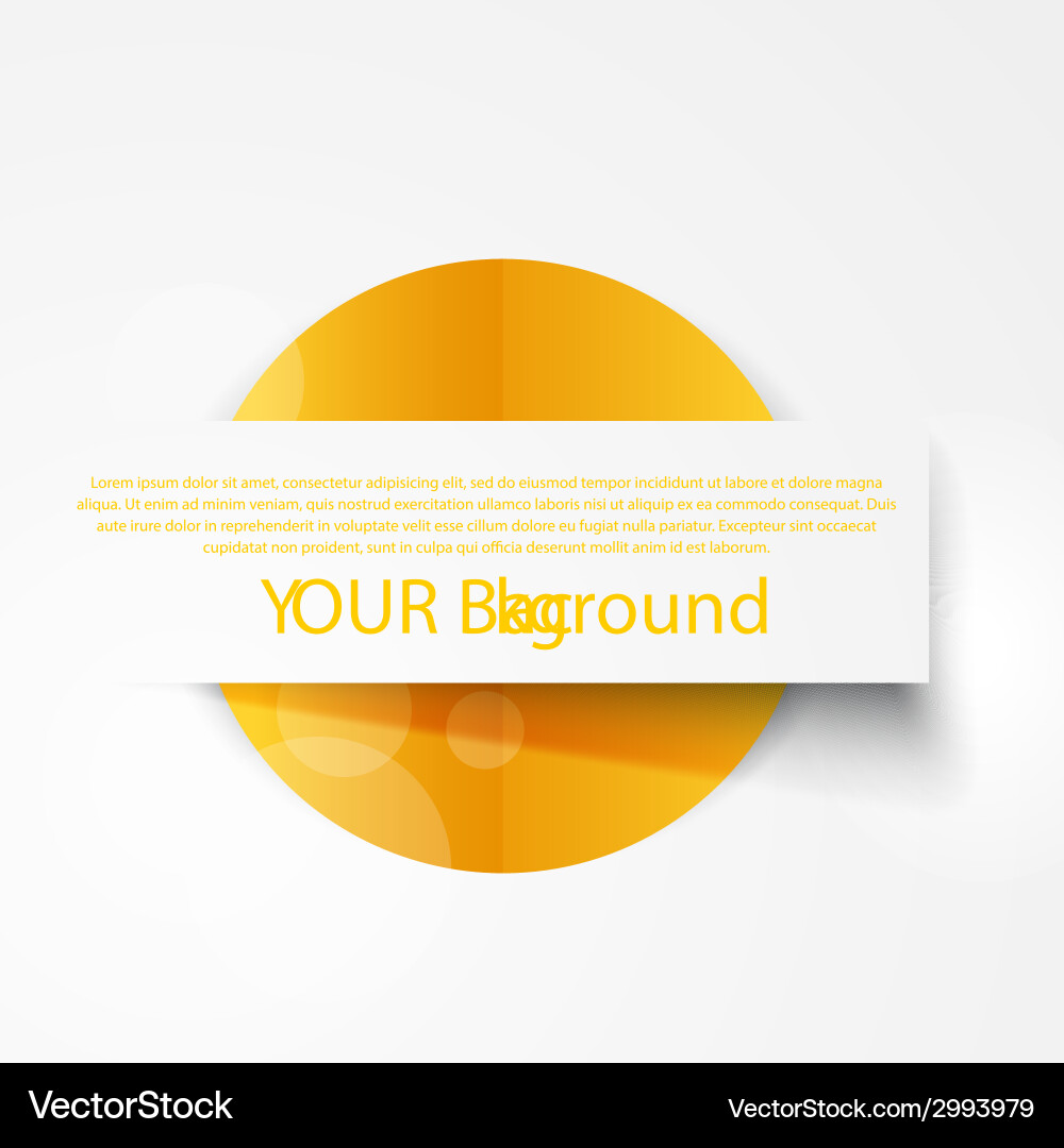 Abstract circles template object web vector image