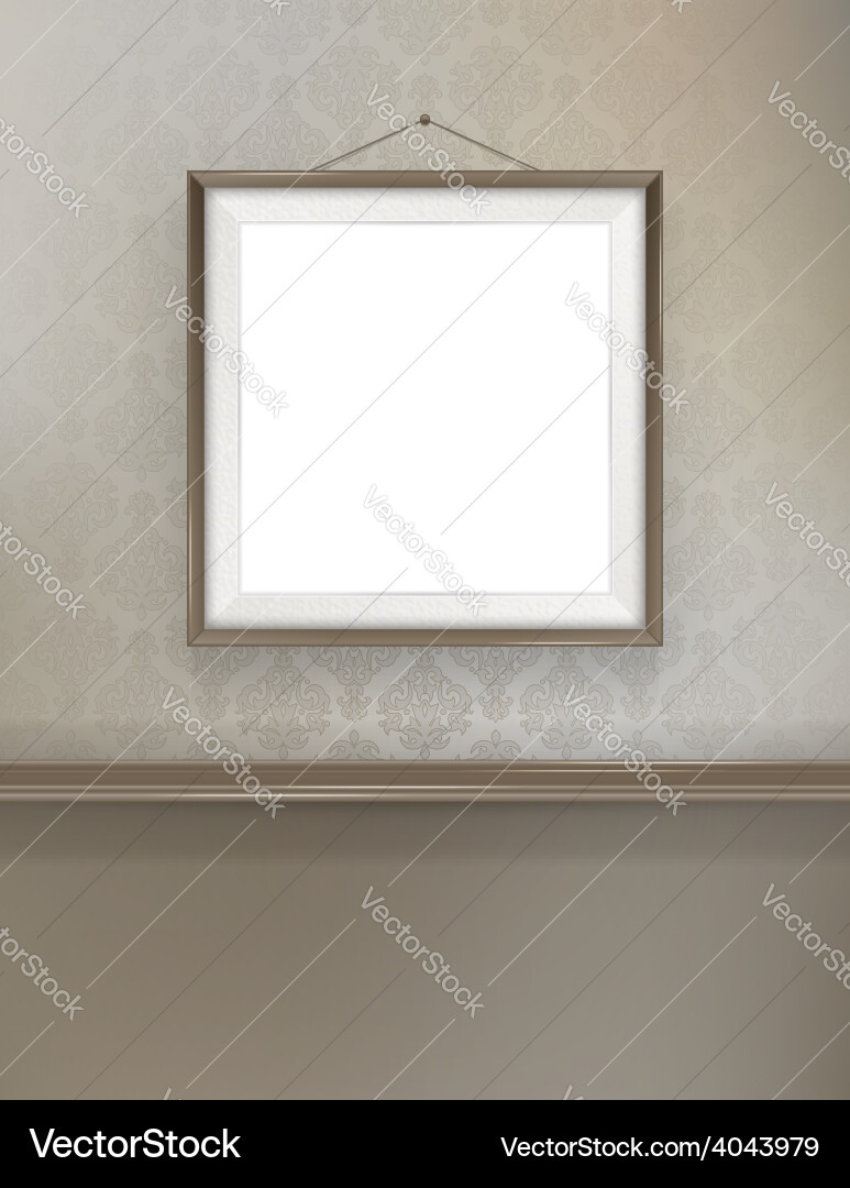 Border picture frame background Vector Image