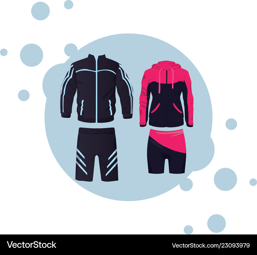 Sport Fitnessanzug Sport Fitnessanzug vektorbild