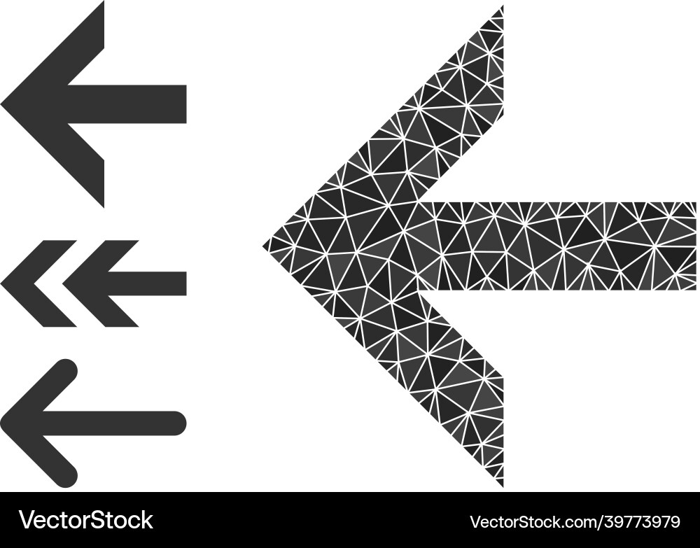 Triangle filled arrow left icon and similar Triangle filled arrow left icon and similar vector image