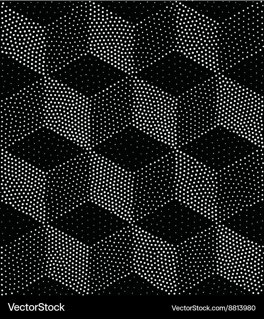 Abstract Geometric Pointillism Pattern vector image