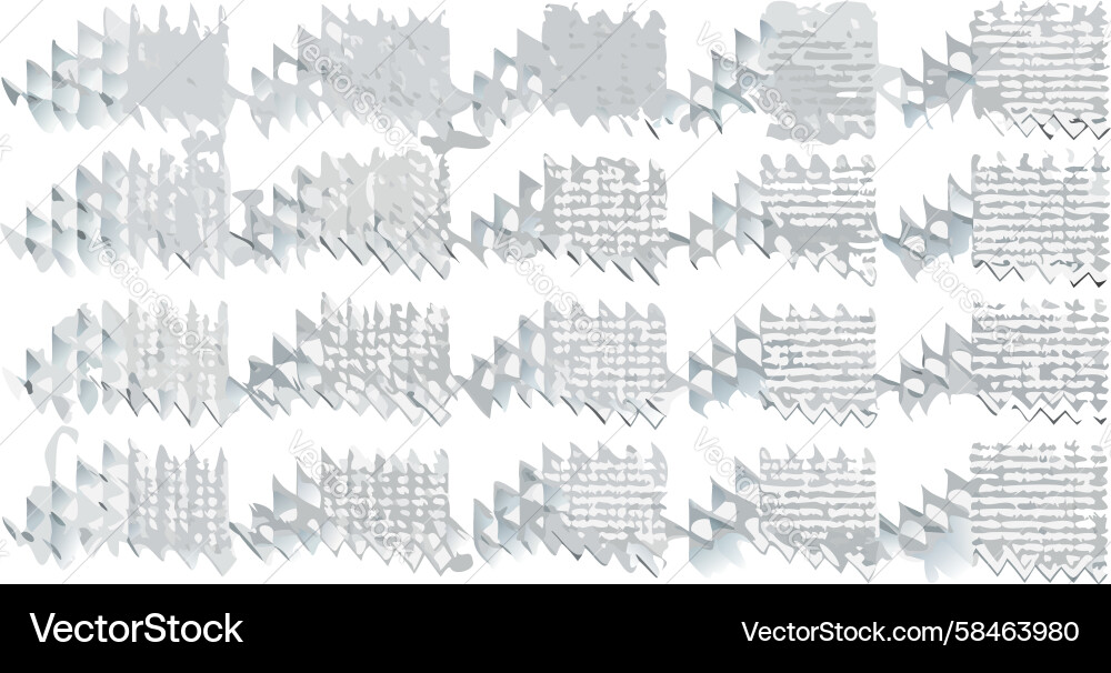 Geometric Step Pattern - 3D Effect Vector Image
