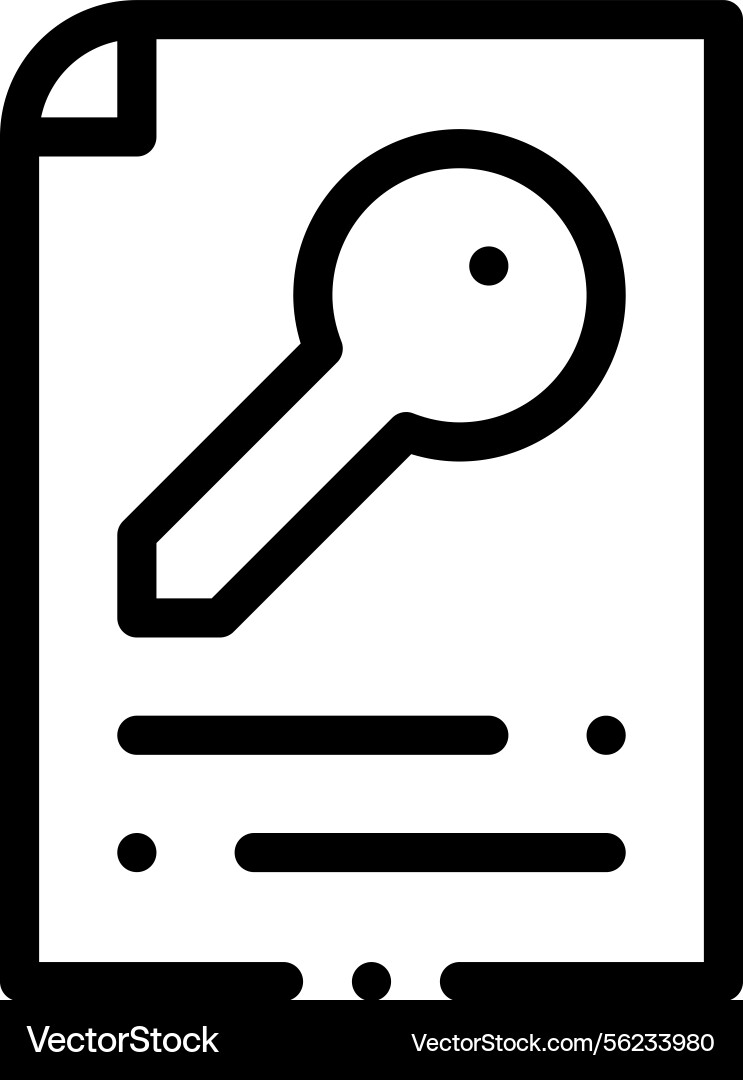 Password icon thin linear style design isolated Password icon thin linear style design isolated vector image