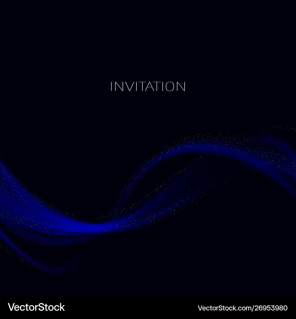 Smooth smoke particle wave big data techno Smooth smoke particle wave big data techno vector image