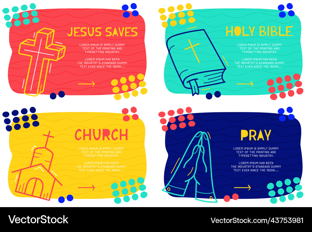 Abstract landing page pattern with different Abstract landing page pattern with different Vector Image