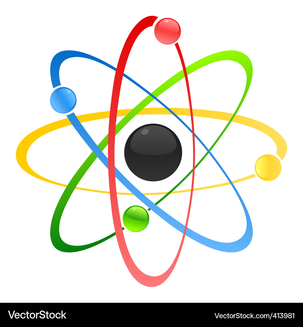 Atomic Model vector image