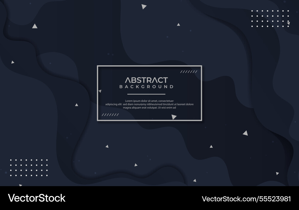 Dynamic dark background texture wavy shapes Vector Image