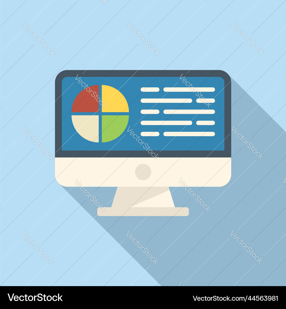 Market segmentation icon flat segment Market segmentation icon flat segment Vector Image
