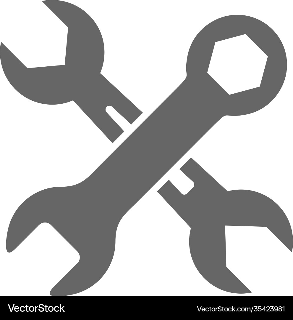 Technical icon engineering simple template Vector Image