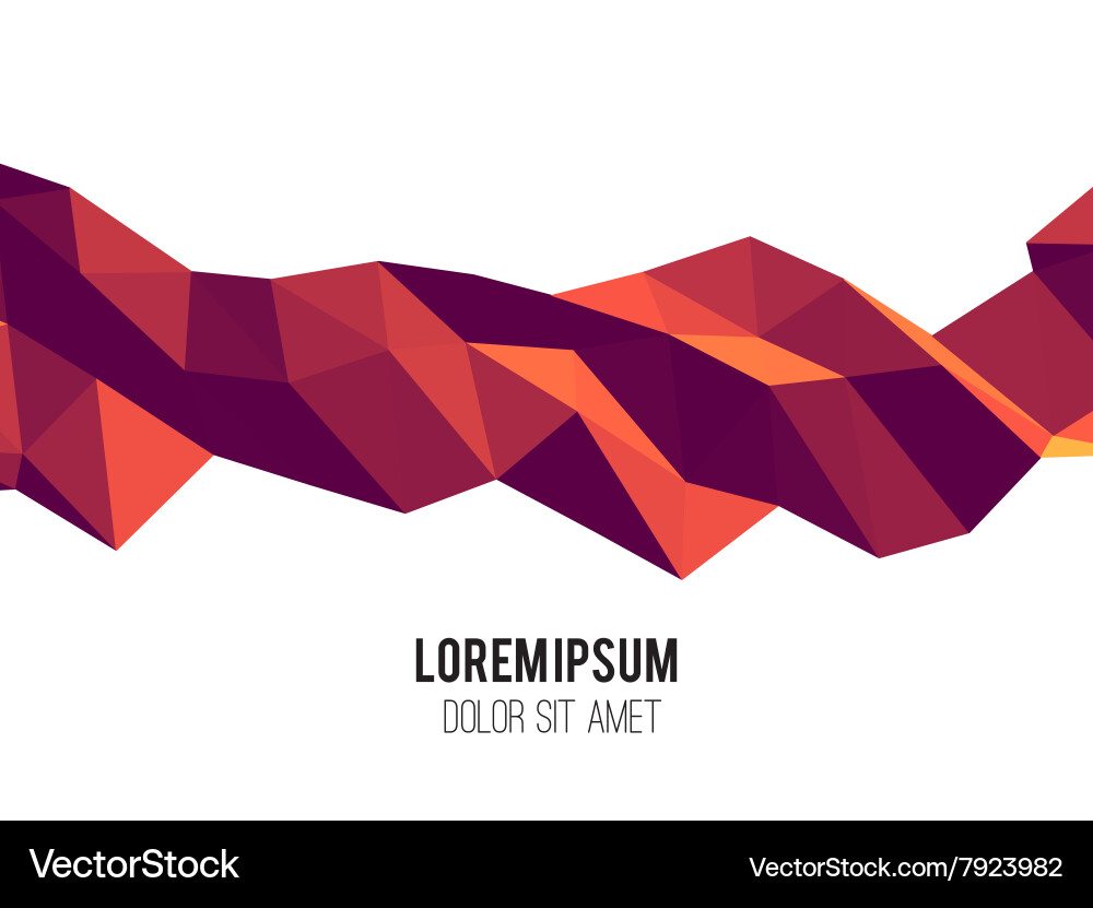Abstract template design with colorful vector image