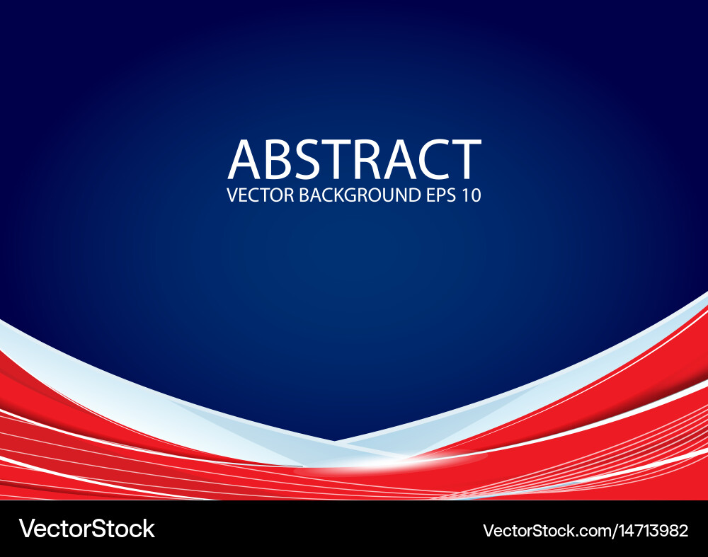 Dynamic Red and Blue Abstract Background Vector Image