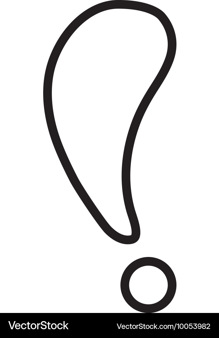 Exclamation mark icon warning and message design vector image