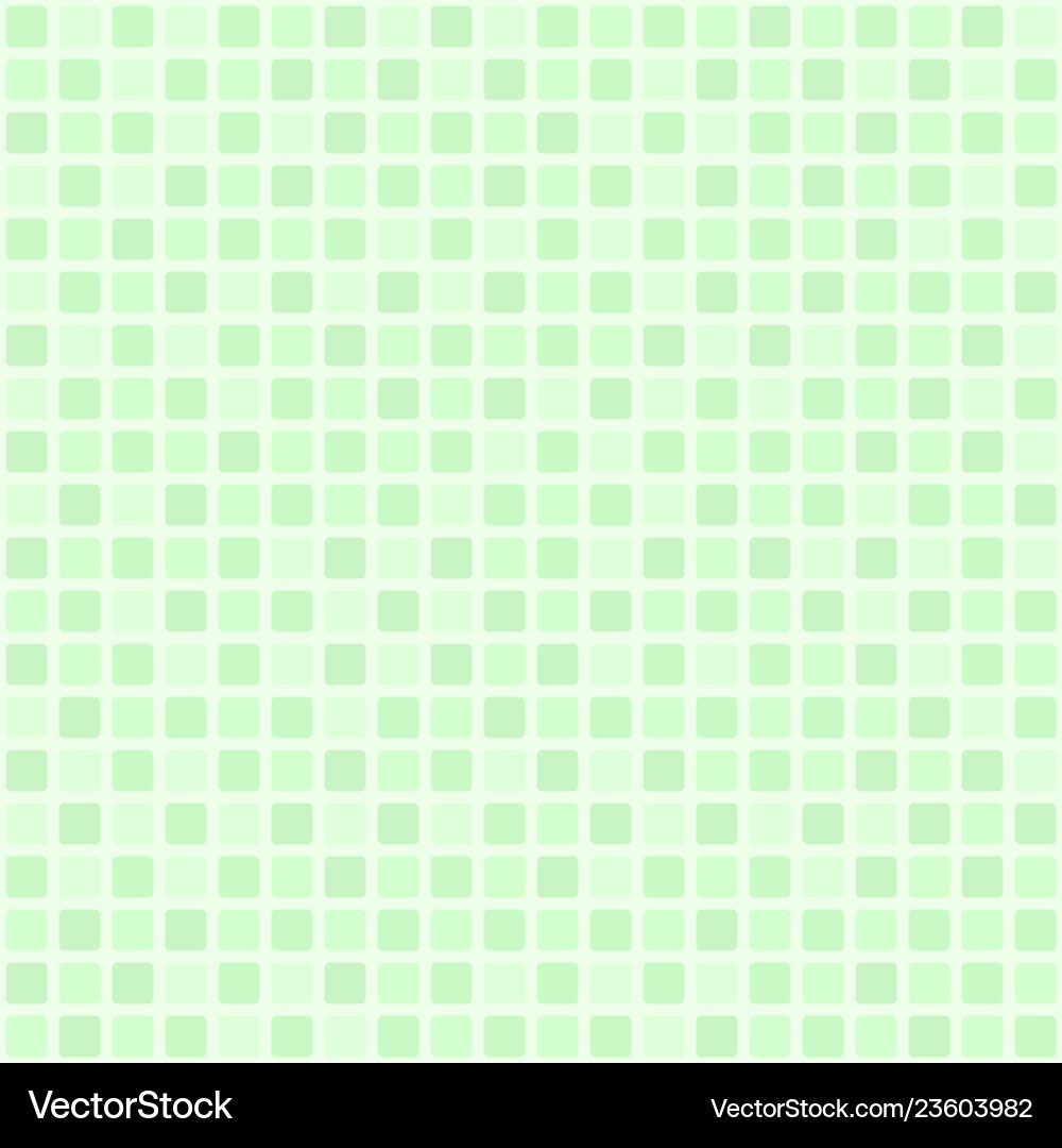 Green square pattern seamless Vector Image