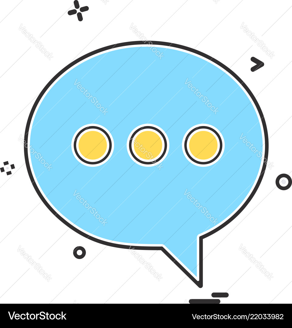 Message icon design Message icon design Vector Image