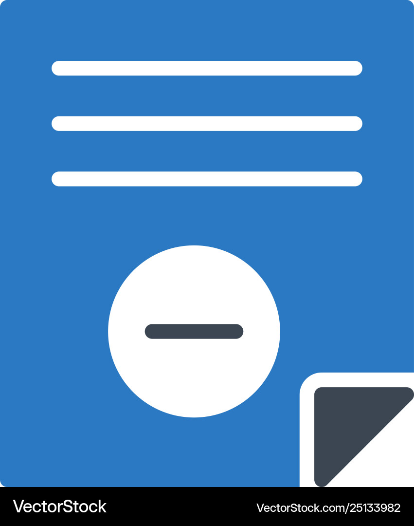 Remove file Remove file vector image