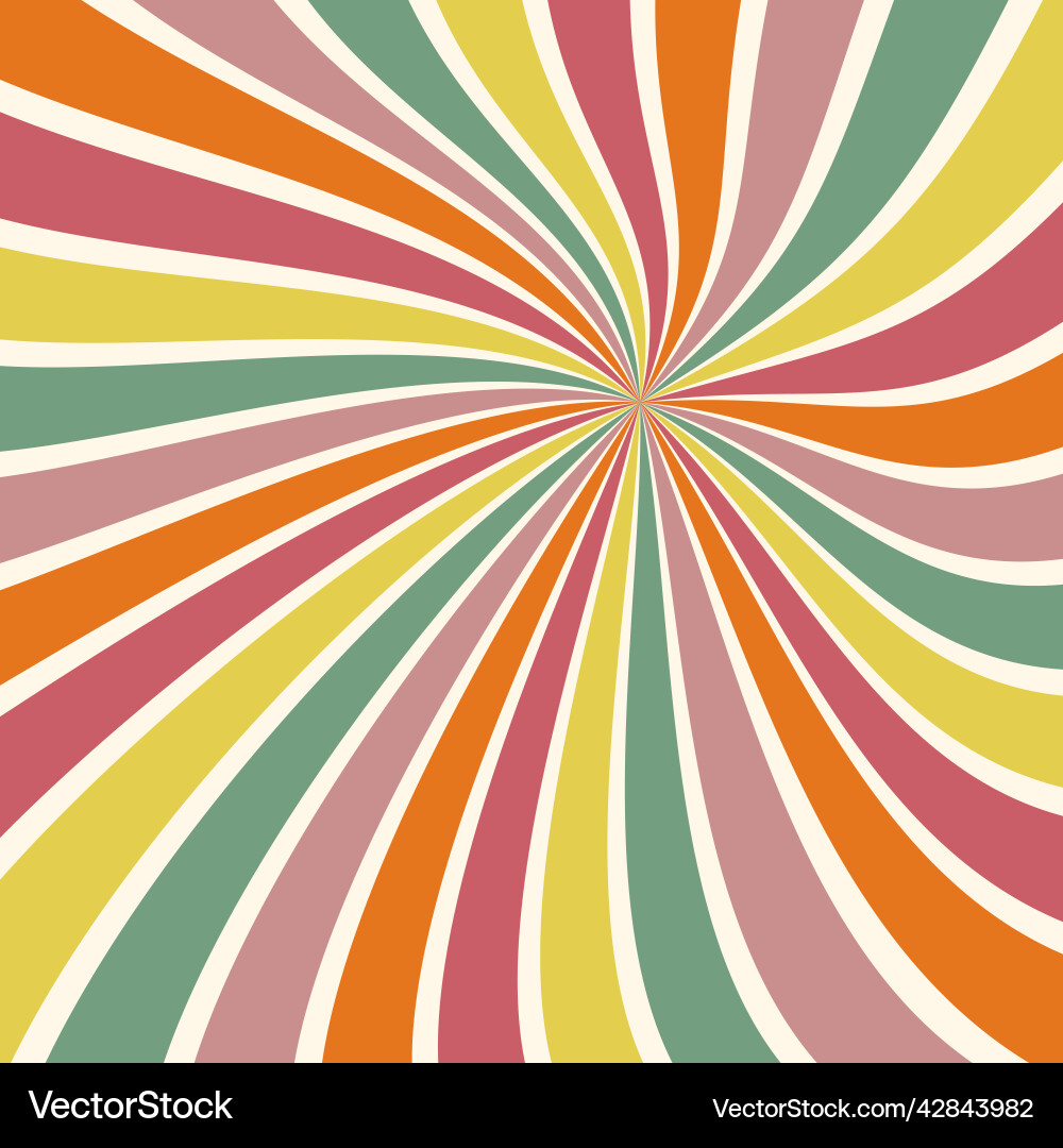 Sunburst background abstract summer retro pattern Sunburst background abstract summer retro pattern vector image