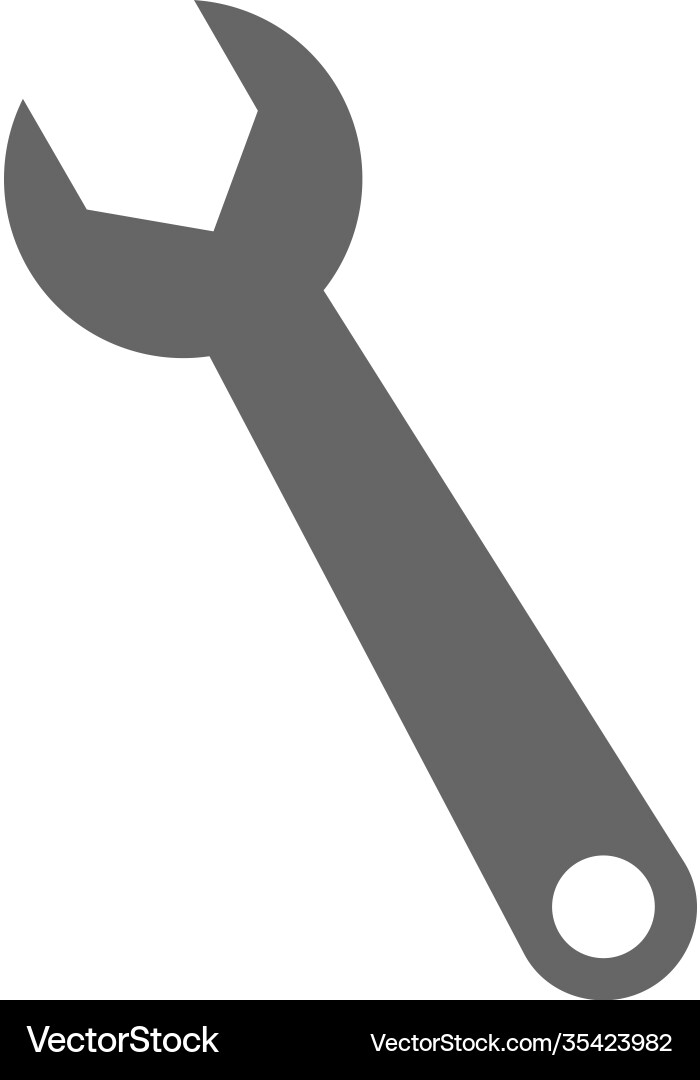 Technical icon engineering simple template Technical icon engineering simple template Vector Image