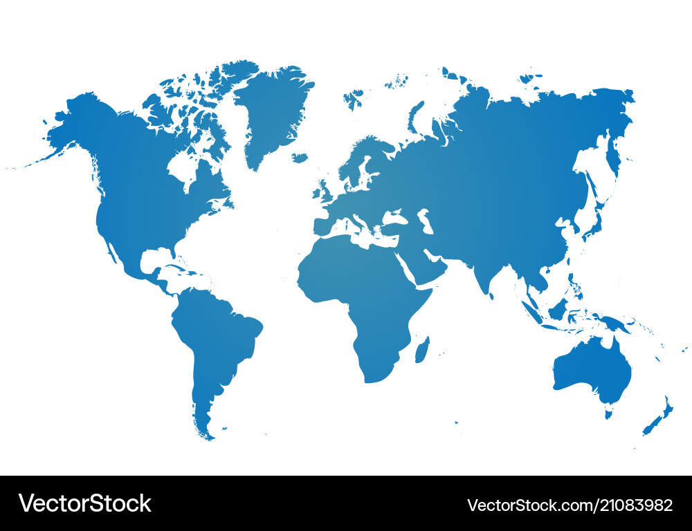 World map isolated on white background triangle t World map isolated on white background triangle t vector image