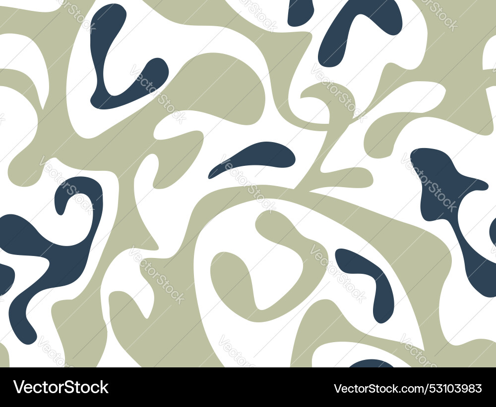 Abstract seamless pattern with dots and loopy Abstract seamless pattern with dots and loopy vector image