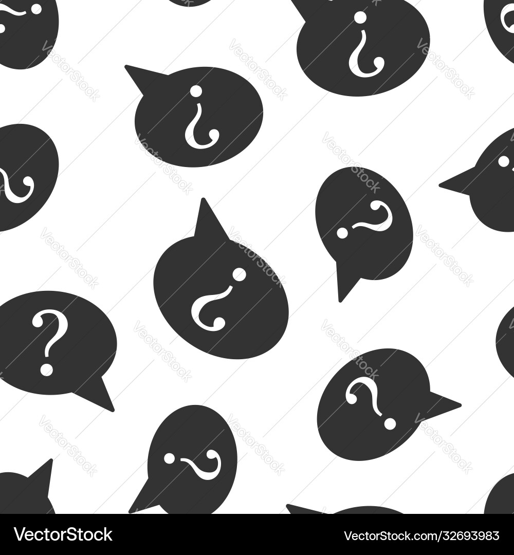 Fragezeichen-Icon im flachen Stil Diskussion Fragezeichen-Icon im flachen Stil Diskussion vektorbild
