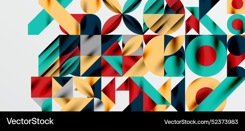 Geometric neo patterns abstract background vector image
