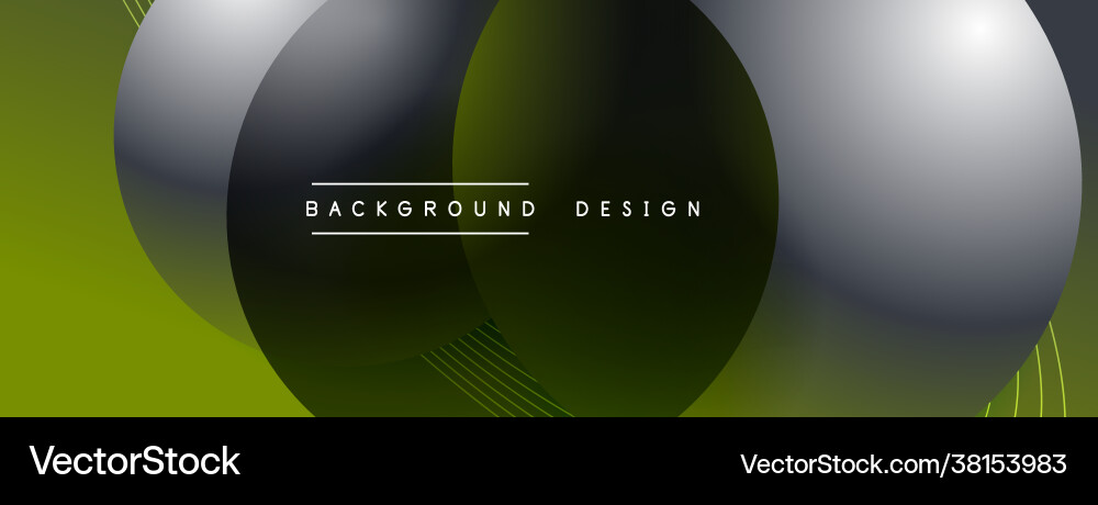 Gradient circles with shadows techno Gradient circles with shadows techno vector image