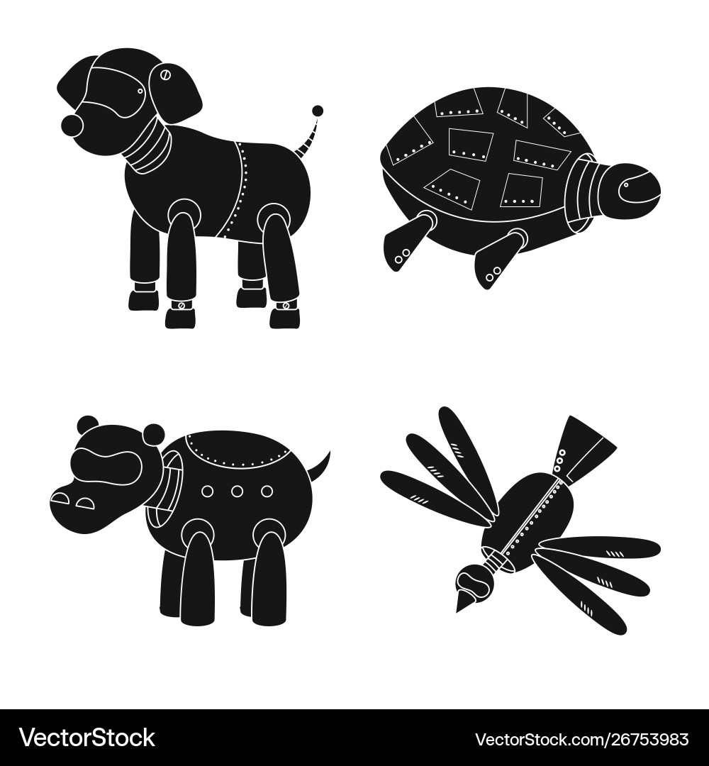 Isolated object toy and sign collection Vector Image