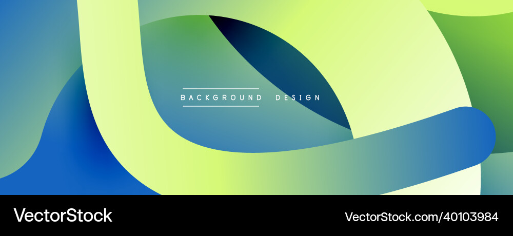 Abstract overlapping lines and circles geometric Vector Image