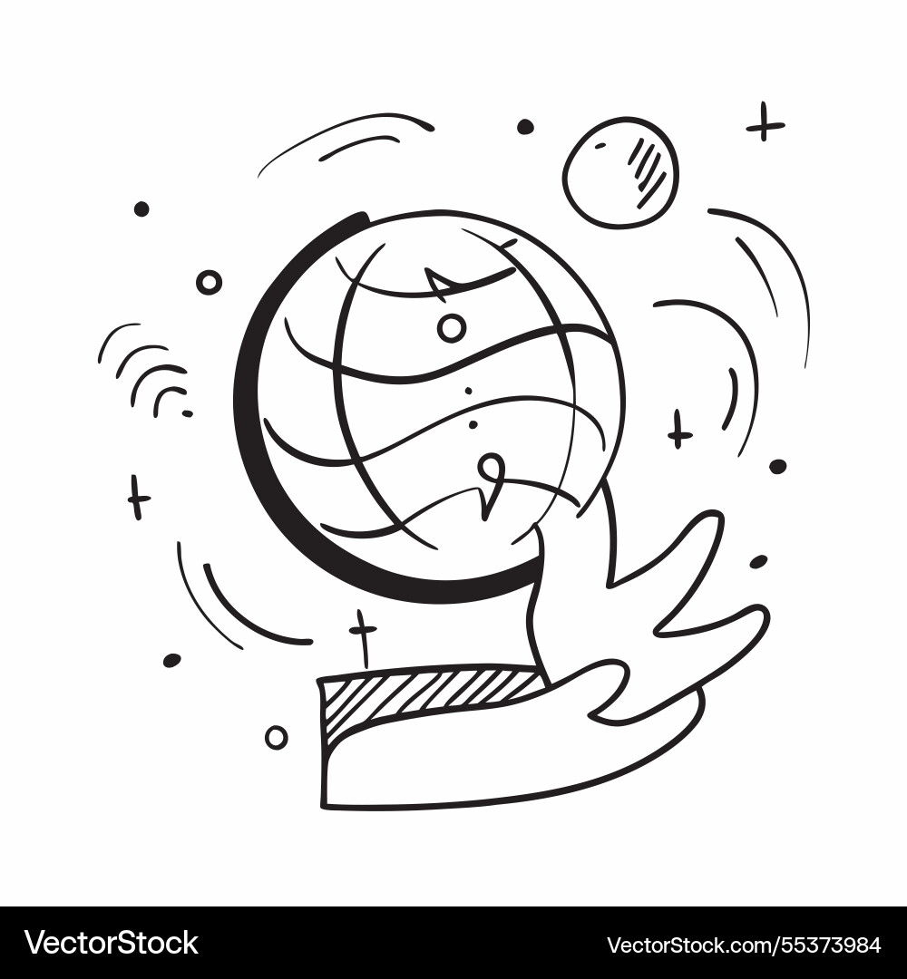 Flat design as globe icon with copy space Vector Image