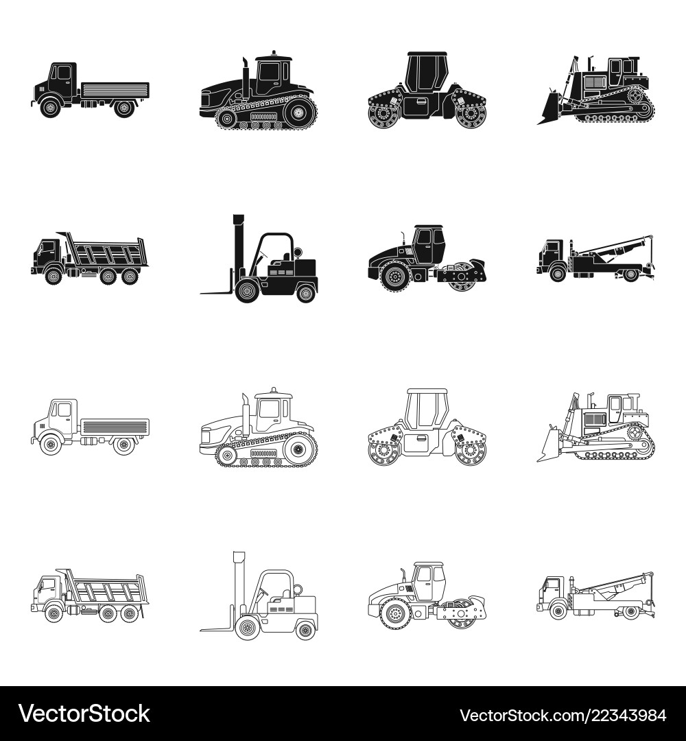 Isolated object of build and construction symbol Isolated object of build and construction symbol vector image