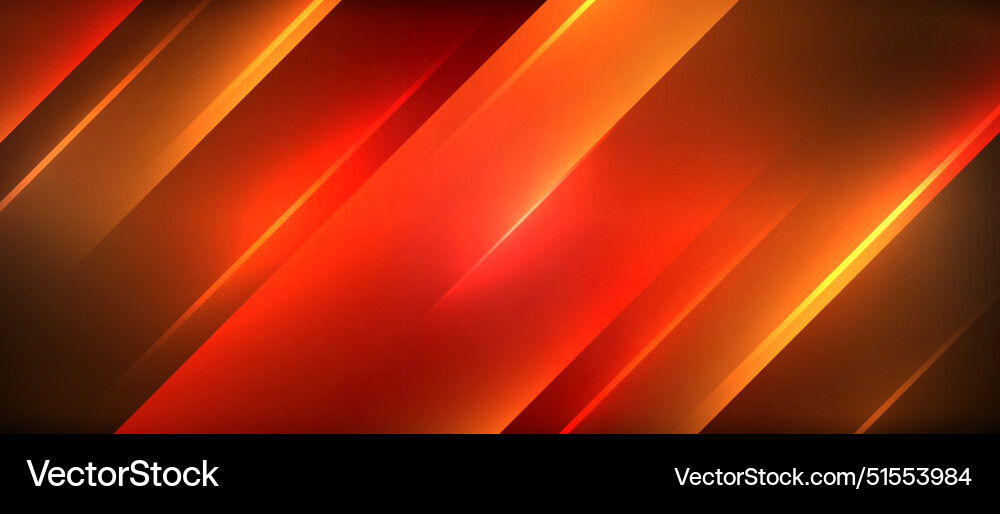 Neon dynamic diagonal light rays background Vector Image