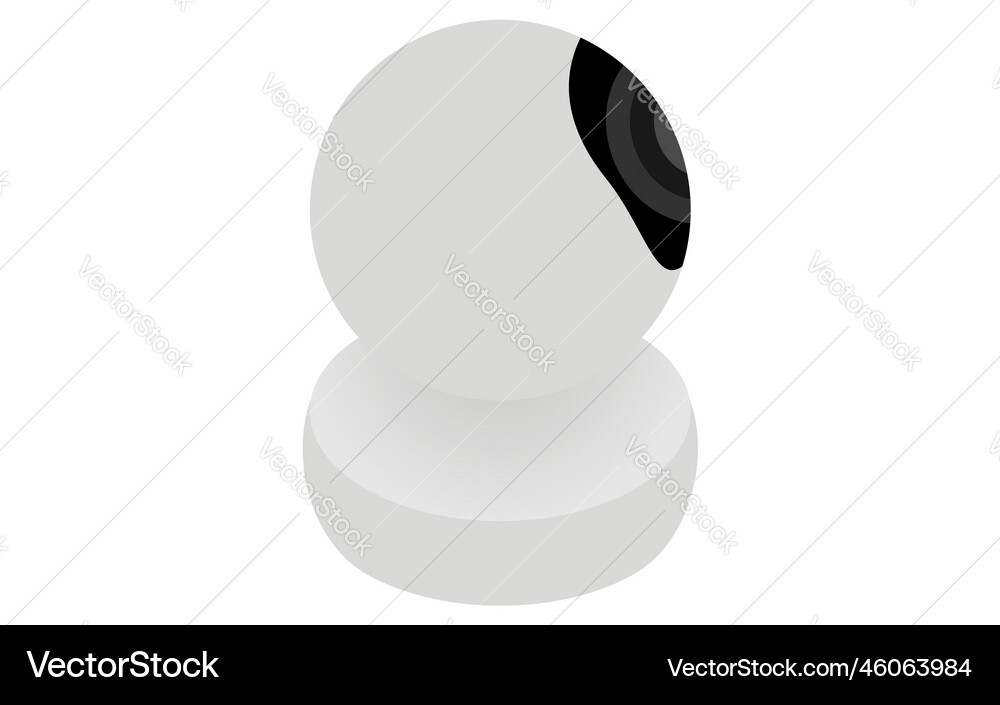 Remote-controlled camera used for watching service Remote-controlled camera used for watching service Vector Image