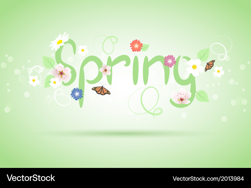 Spring background Vector Image