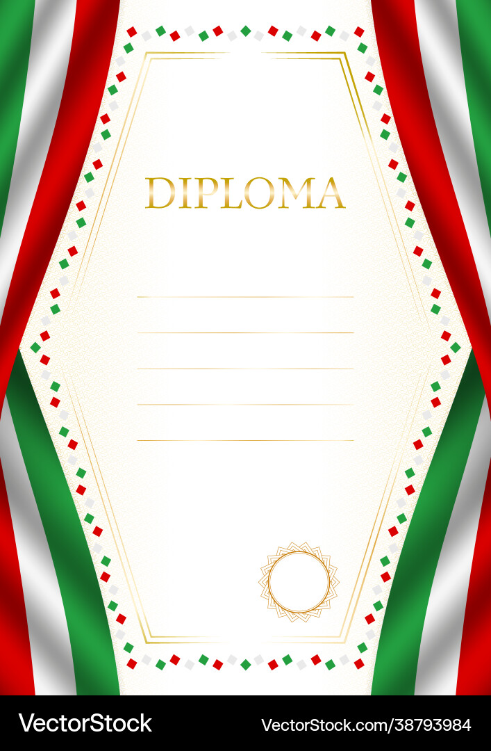 Vertical frame and border with iran flag Vector Image