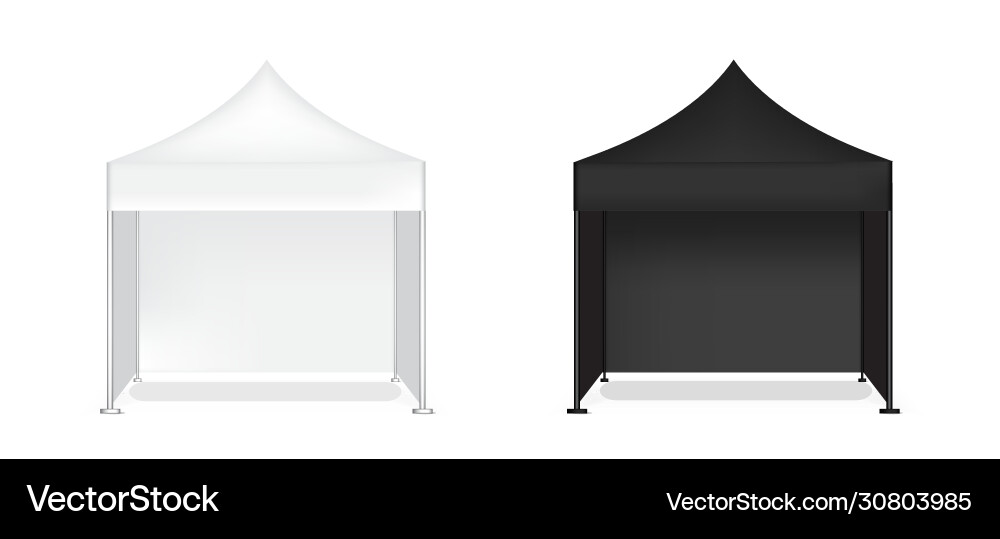 3d mock up realistic booth display pop for shop 3d mock up realistic booth display pop for shop vector image