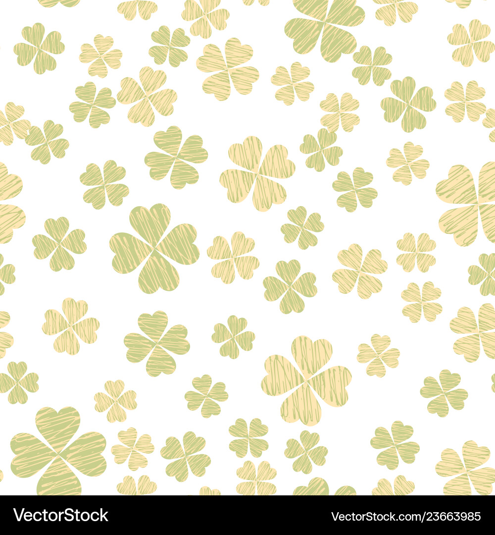 Abstract seamless pattern with colorful shamrock Abstract seamless pattern with colorful shamrock vector image