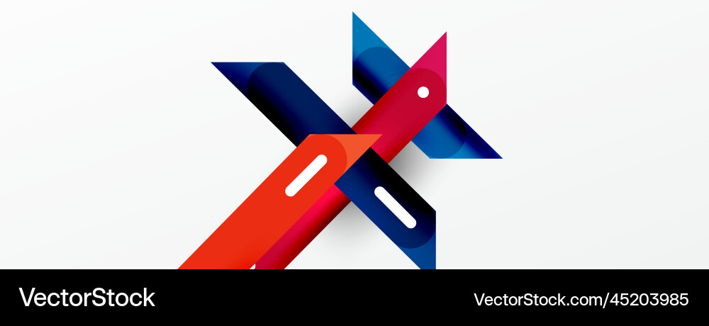 Background overlapping lines dynamic vector image
