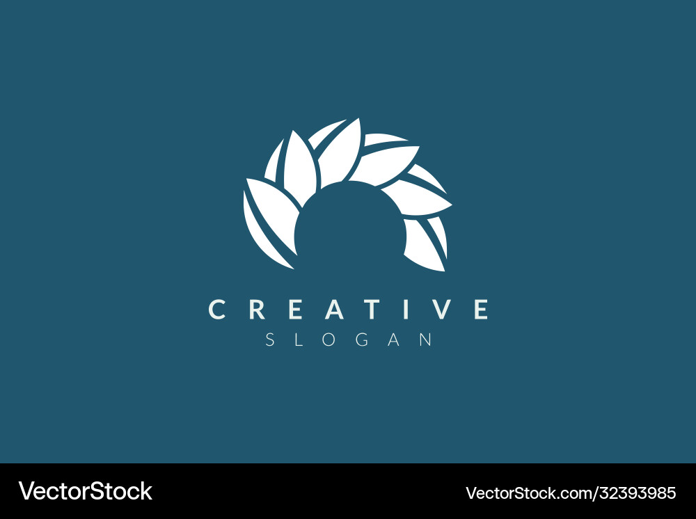 Design leaf various abstract shape minimalist Design leaf various abstract shape minimalist vector image
