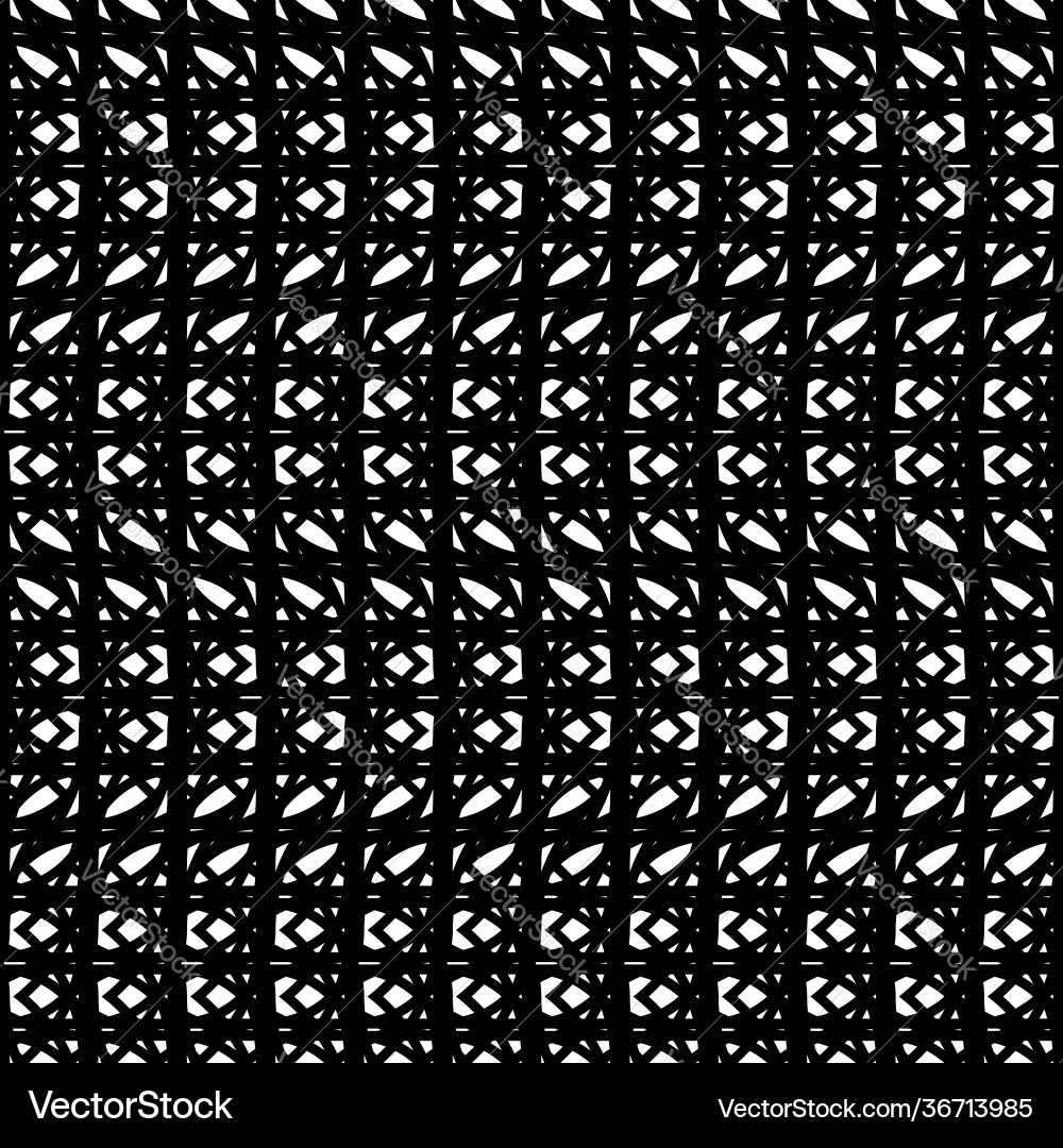 Design seamless monochrome grating pattern Vector Image
