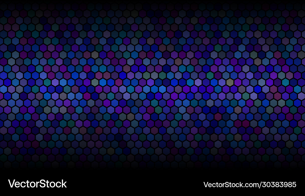 Honey comb random colors pattern background Honey comb random colors pattern background vector image